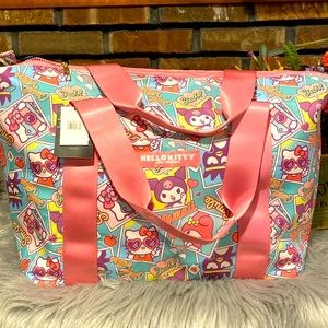 BNWT HELLO KITTY and Friends Large Weekender Travel Tote Bag